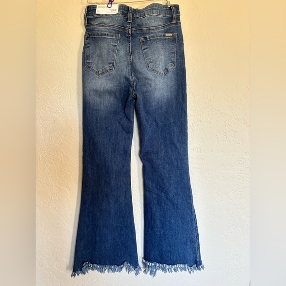 NWT Insane Gene Jeans Wide Leg Flare Raw Hem Size 28 Women’s jeans - Picture 5 of 13
